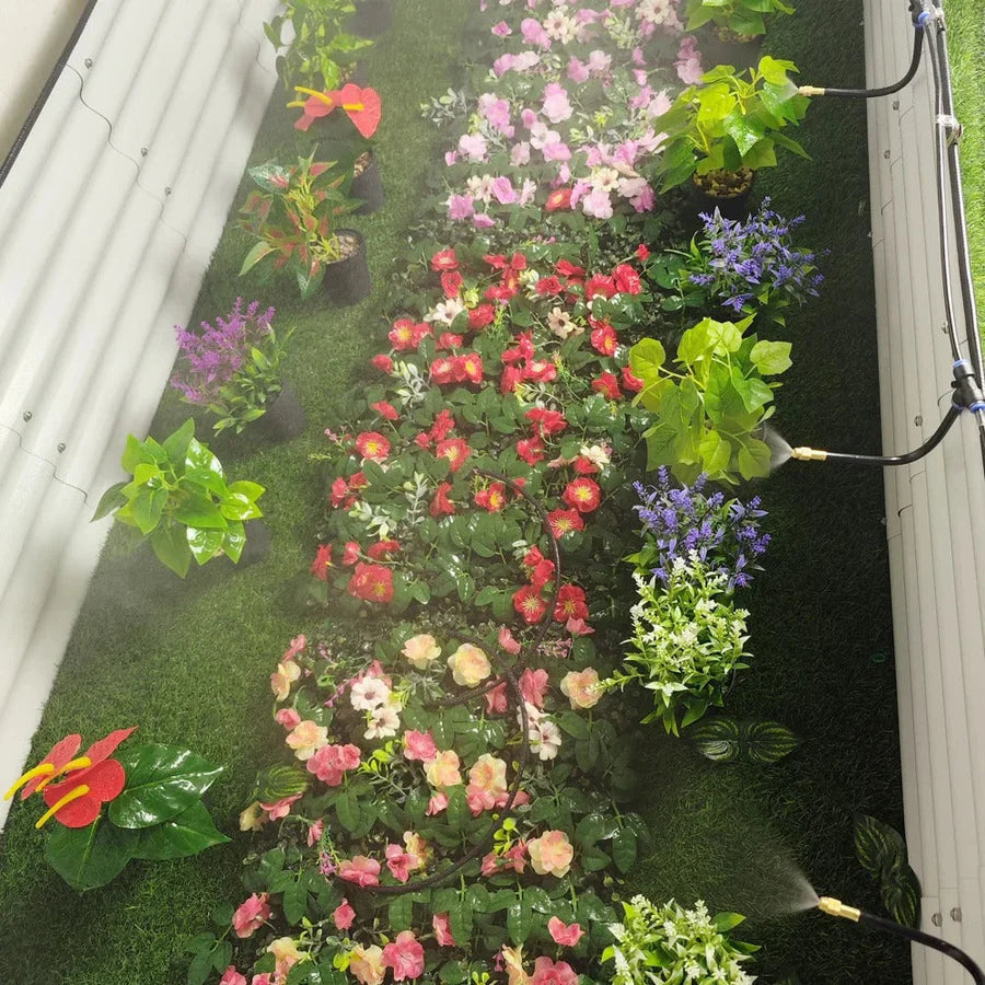 20m Garden Misting System with 20 Adjustable Copper Nozzles