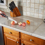 Clear Acrylic Chopping Board with Non-Slip Feet