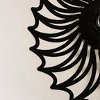 Round Handmade Ceramic Wall Light, 35 to 50 cm, Gold or Black
