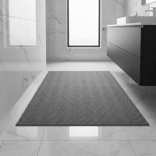 Absorbent Geometric Doormat, Anti-Slip, Three Sizes