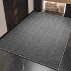 Absorbent Geometric Doormat, Anti-Slip, Three Sizes