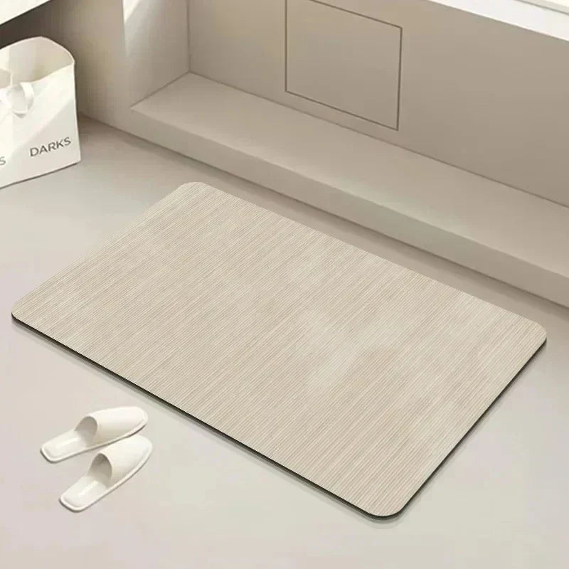 Diatomaceous Earth Bath Mat, Fast Drying and Non-Slip