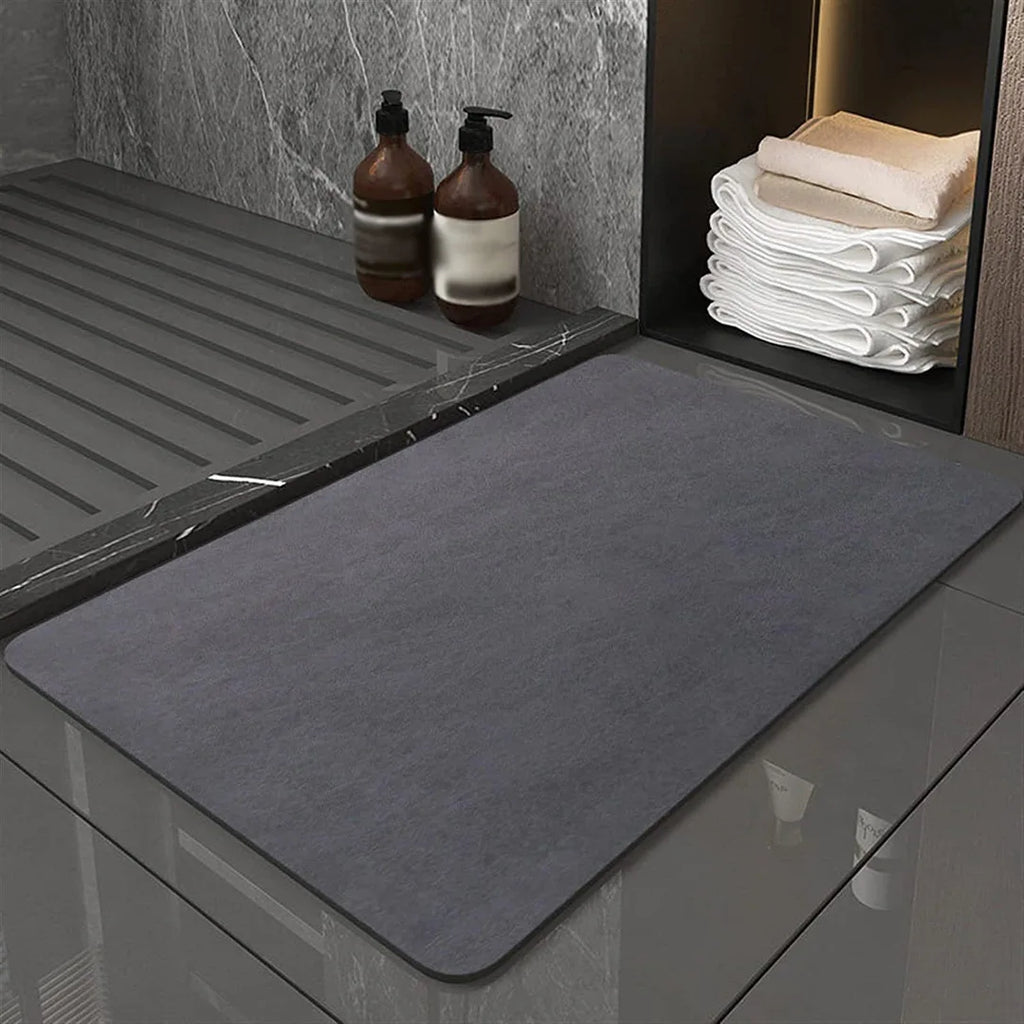 Diatomaceous Earth Bath Mat, Fast Drying and Non-Slip
