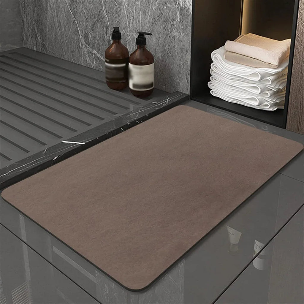 Diatomaceous Earth Bath Mat, Fast Drying and Non-Slip