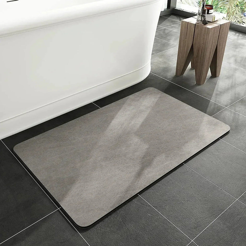 Diatomaceous Earth Bath Mat, Fast Drying and Non-Slip