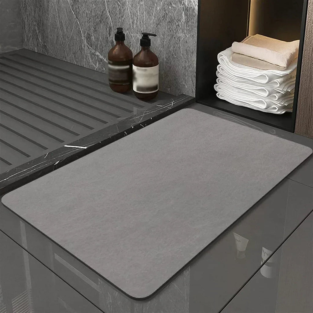 Diatomaceous Earth Bath Mat, Fast Drying and Non-Slip