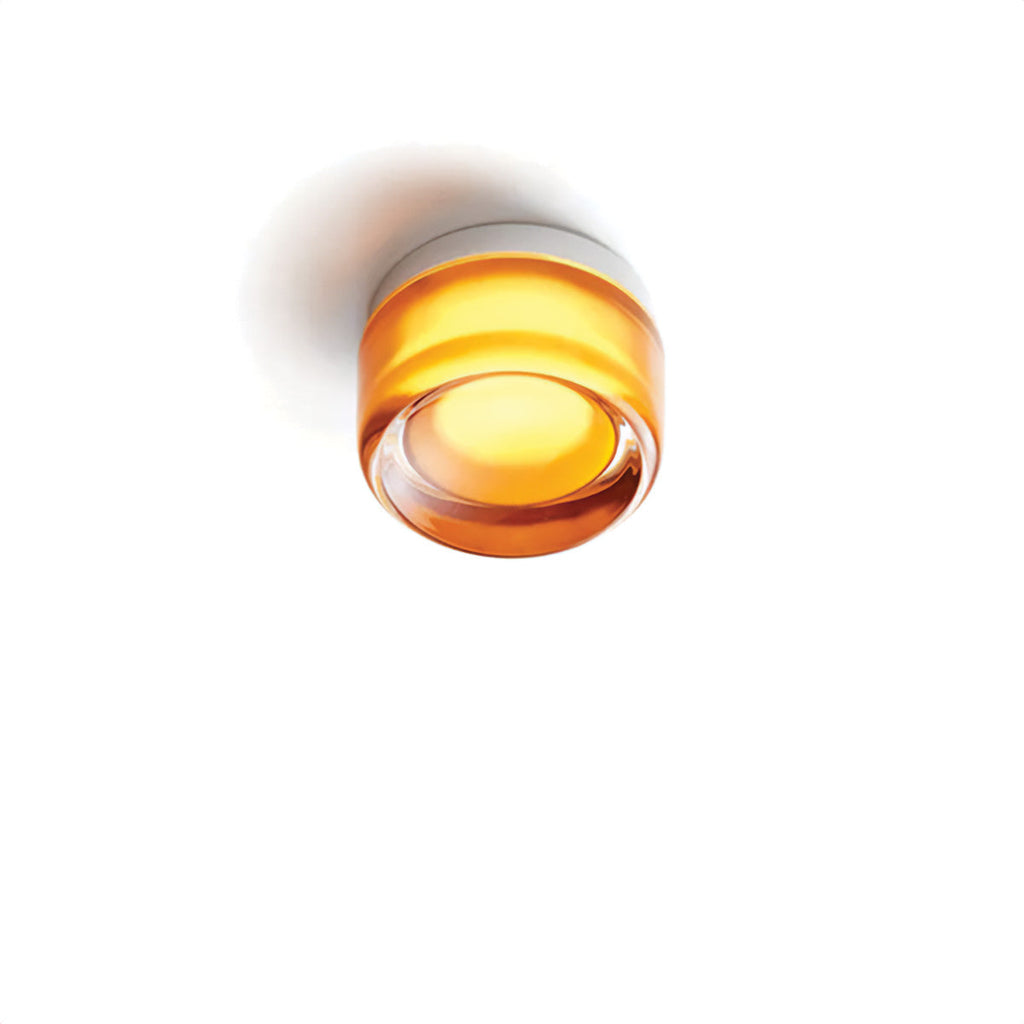 Compact LED Wall Light, Dimple Acrylic and Aluminium, 13.5 cm