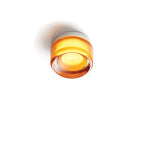 Compact LED Wall Light, Dimple Acrylic and Aluminium, 13.5 cm