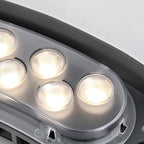 Arched LED Garden Spike Spotlight, 12W, IP65, Black