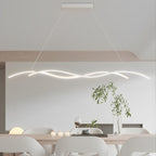 Wave LED Pendant Light, Dimmable, 90 or 150 cm, Black