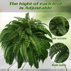 Artificial Trailing Fern, UV Resistant PVC, Indoor and Outdoor