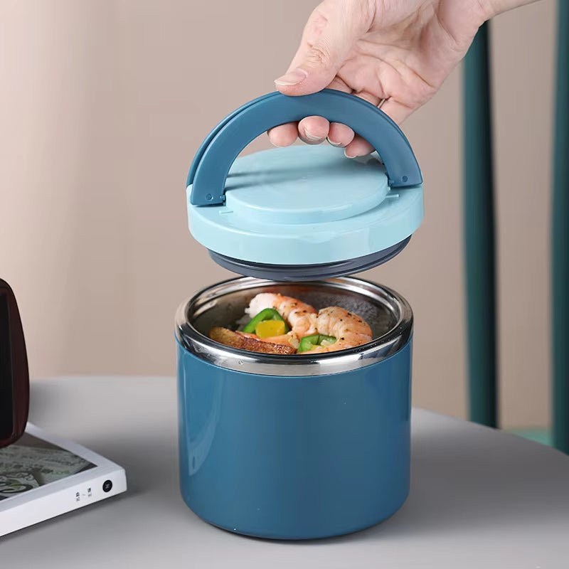 Insulated Stainless Steel Food Flask, Leak-Proof, 630ml or 1000ml