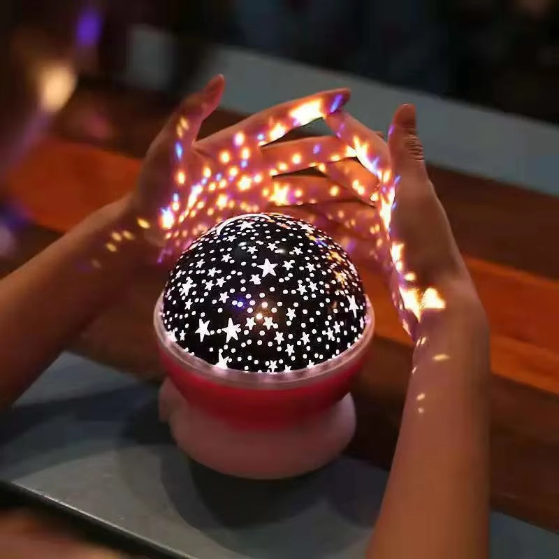 Star Projector Night Light with 360 Rotation and Timer
