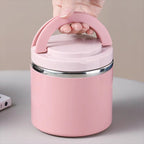 Insulated Stainless Steel Food Flask, Leak-Proof, 630ml or 1000ml