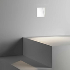 Recessed 3W LED Step Light with Motion Sensor, Frameless White