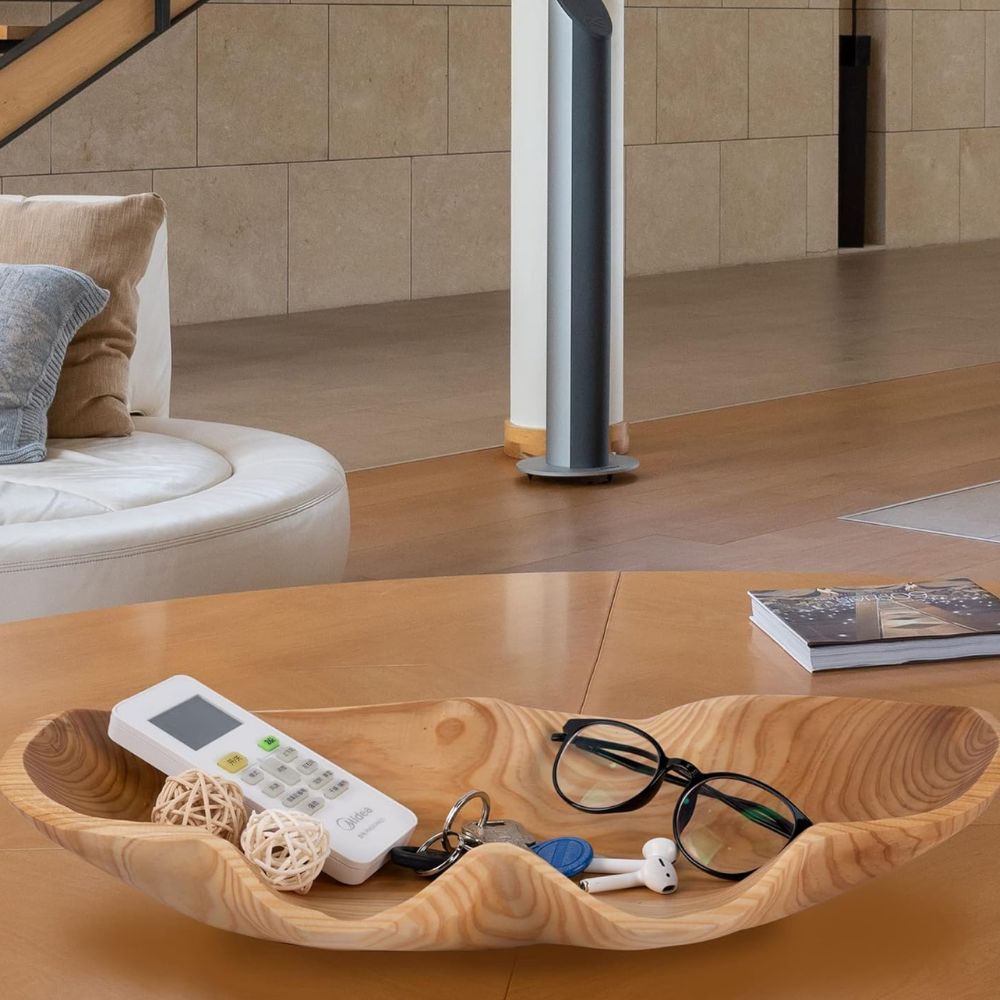 Organic Shaped Wooden Serving and Storage Tray