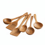 Acacia Wood Kitchen Utensil Set, 5, 7 or 10 Pieces