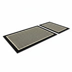 Anti-Slip Bordered Kitchen Rug in Polypropylene, 2 Sizes
