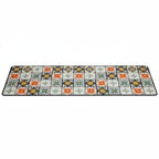 Anti-Slip Kitchen Rug Set with Tile Pattern, Machine Washable