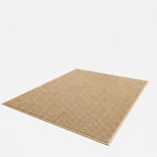 Non-Slip Braided Bath Mat, Machine Washable Loop Pile