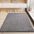 Non-Slip Braided Bath Mat, Machine Washable Loop Pile