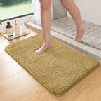 Long Pile Anti-Slip Bath Mat, Highly Absorbent