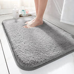 Thick Pile Bath Mat with Non-Slip Backing