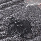 Embossed Geometric Bath Mat with Anti-Slip Backing