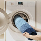 Non-Slip Wave Bath Mat, Machine Washable, 4 Sizes