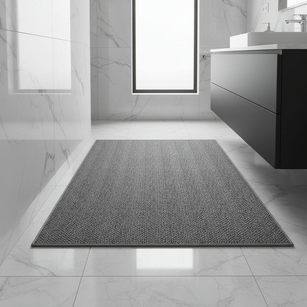 Looped Texture Non-Slip Bath and Door Mat, 3 Sizes