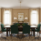 Brass Candle Chandelier with 5 or 6 Arms, E14, Six Finishes
