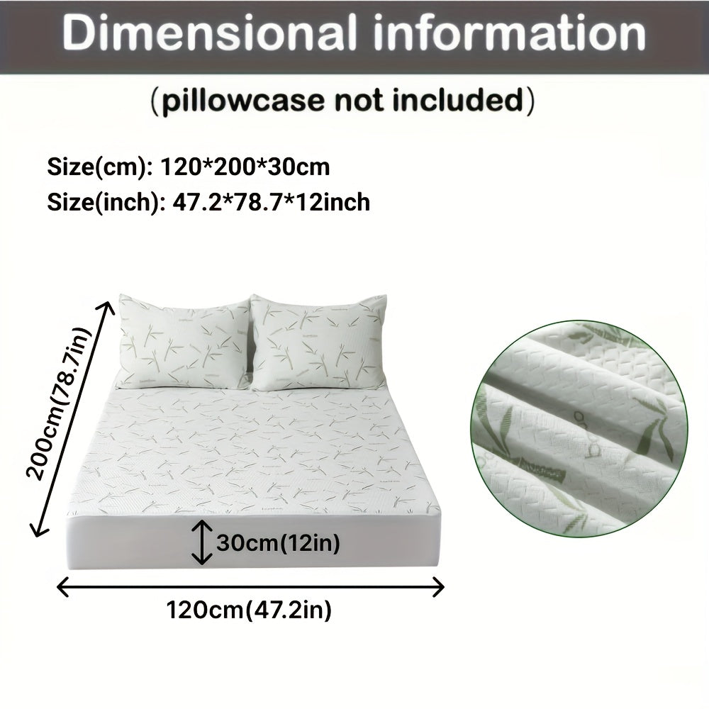 Cooling Bamboo Mattress Protector with 3D Air Layer