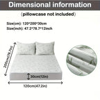 Cooling Bamboo Mattress Protector with 3D Airflow Layer