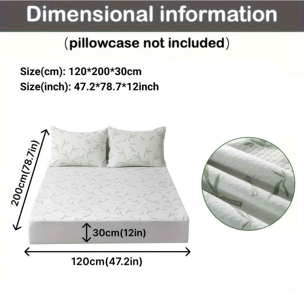 Cooling Bamboo Mattress Protector with 3D Airflow Layer