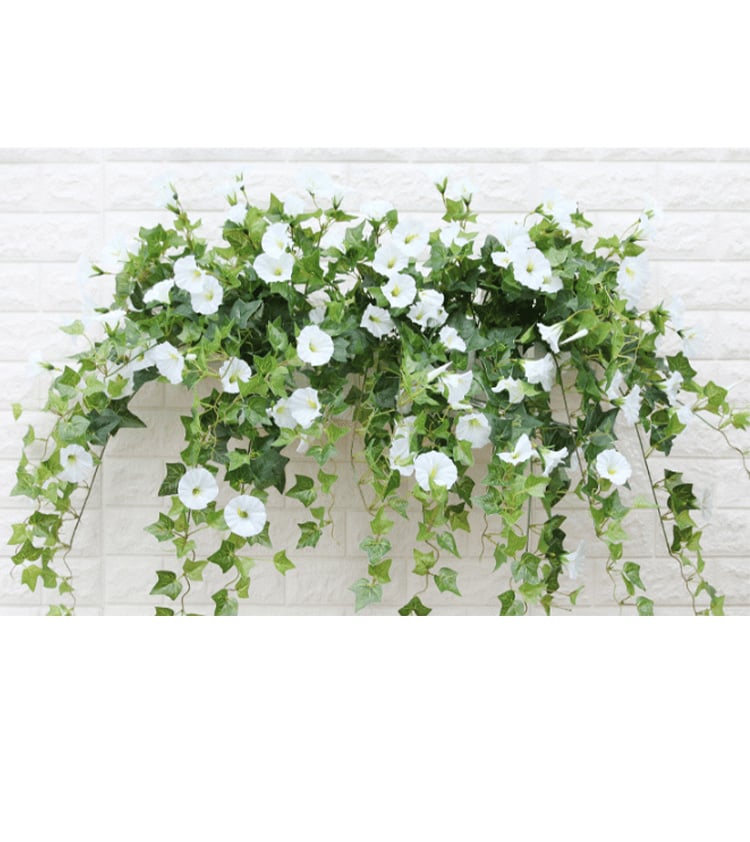 Artificial Trailing Flower Vine 90cm, UV Resistant, 44 Blooms