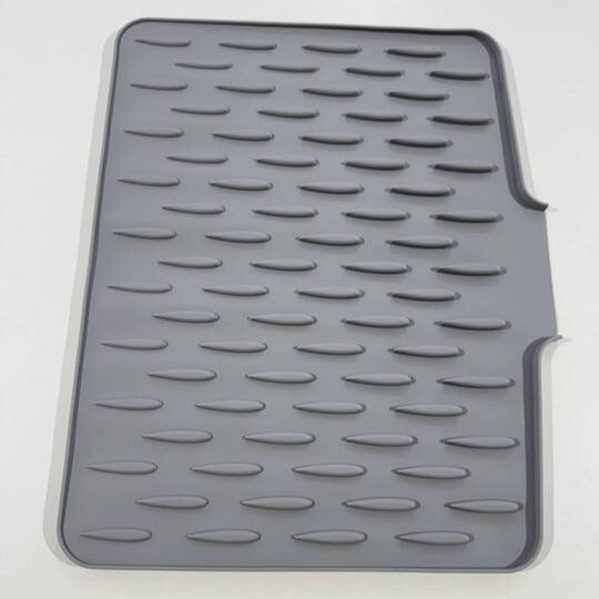 Silicone Dish Drying Mat and Heat-Resistant Worktop Protector