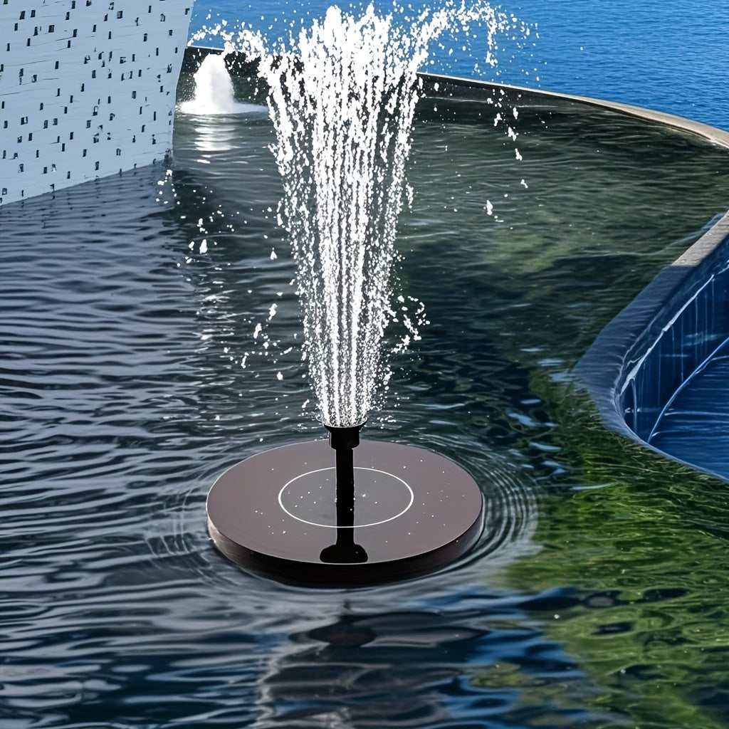 Floating Solar Garden Fountain with 6 Spray Nozzles