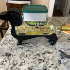 Dachshund Wine Bottle Holder in Resin, Six Colours