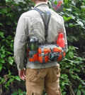 Water-Repellent Bum Bag with Two Bottle Holders, 28 cm
