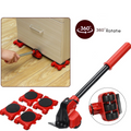 Furniture Moving Set with Lifter and Four Wheels