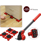 Furniture Moving Set with Lifter and Four Wheels
