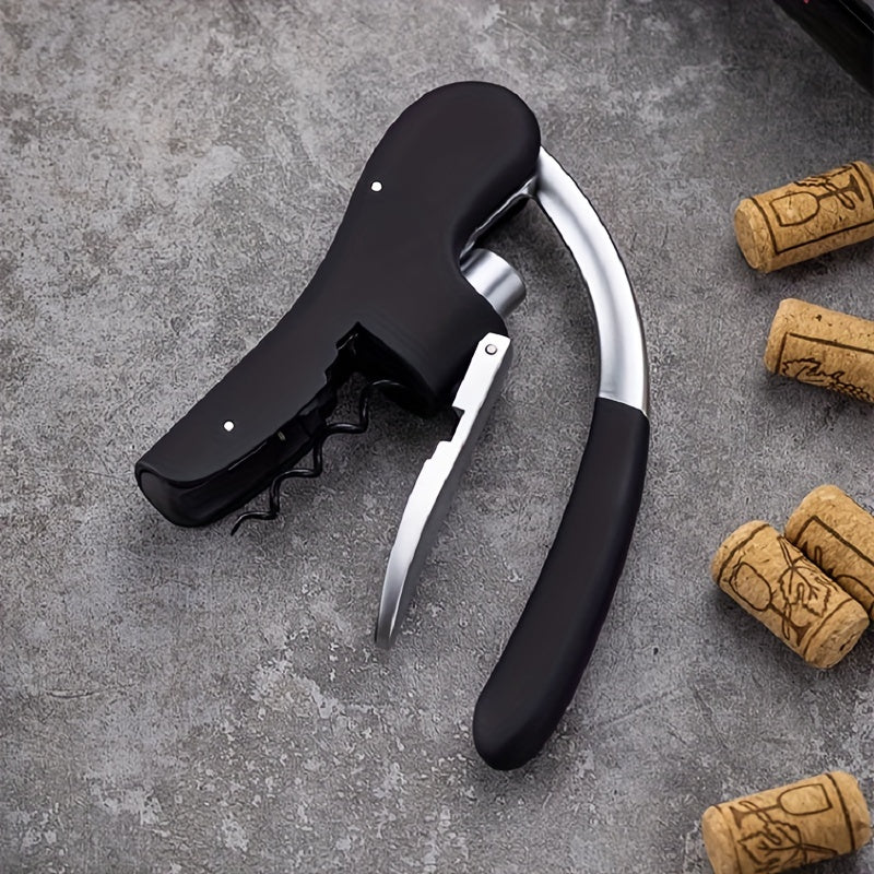 Ergonomic Lever Corkscrew for Wine, 14 x 7.5 cm
