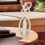 Abstract Embracing Figures Sculpture, Decorative Ornament