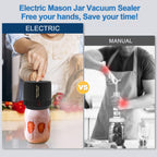 Electric Vacuum Sealer for Mason Jars, Wide and Regular