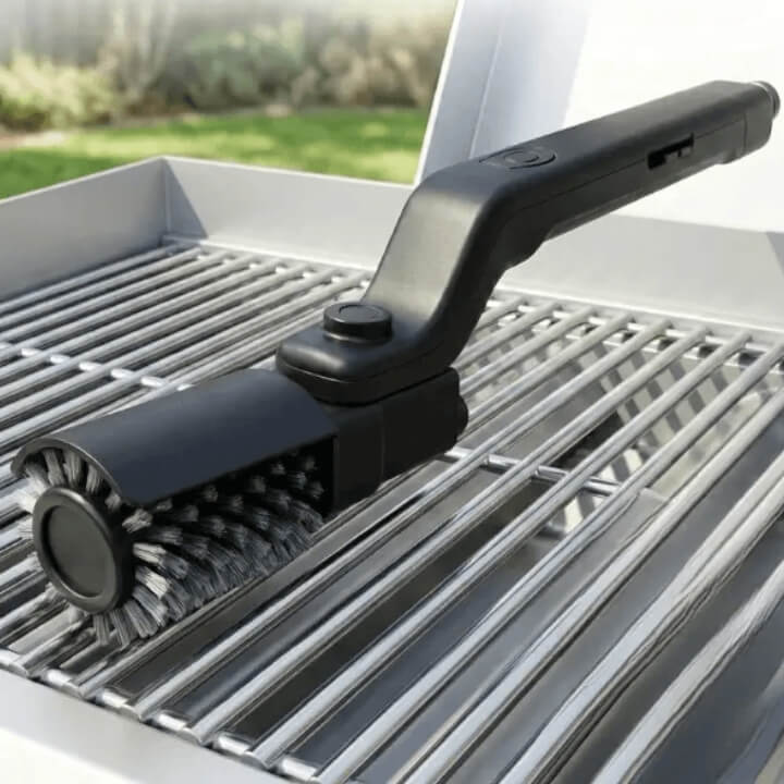 Electric Grill Brush with Rotating Head and USB Charging