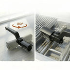 Electric Grill Brush with Rotating Head and USB Charging