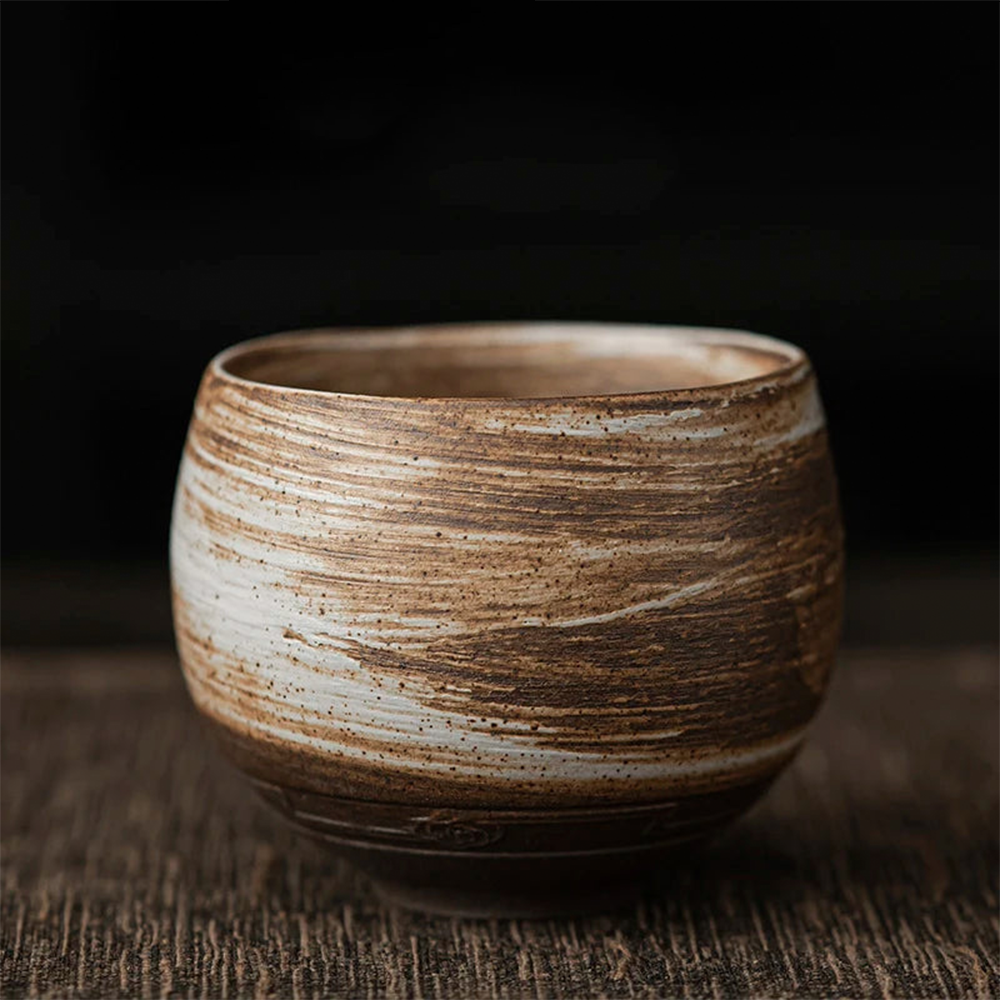Handmade Ceramic Espresso Cups with Glazed Finish