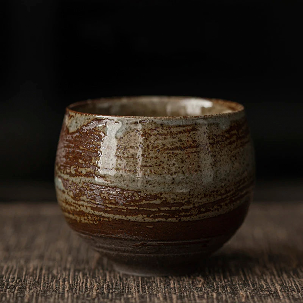 Handmade Ceramic Espresso Cups with Glazed Finish