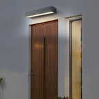 Linear LED Outdoor Wall Light, IP65 Black Aluminium