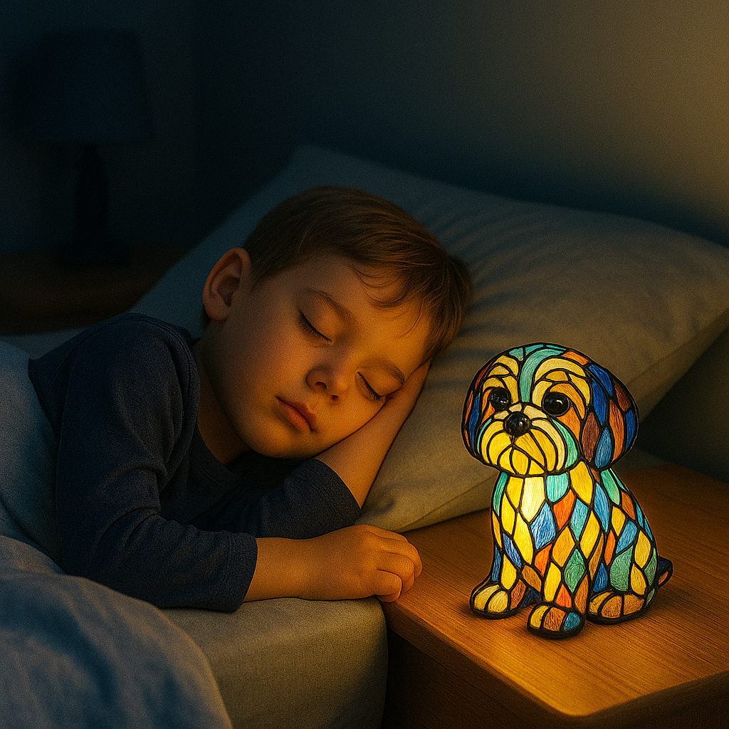 Dog Silhouette Decorative Lamp, USB or Battery, Seven Breeds